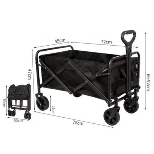 TrailGlider Compact Camping Wagon (5-Inch Wheels)