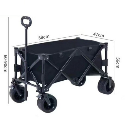 TrailBeast Quick-Collapse Camping Wagon (Tank Wheels)
