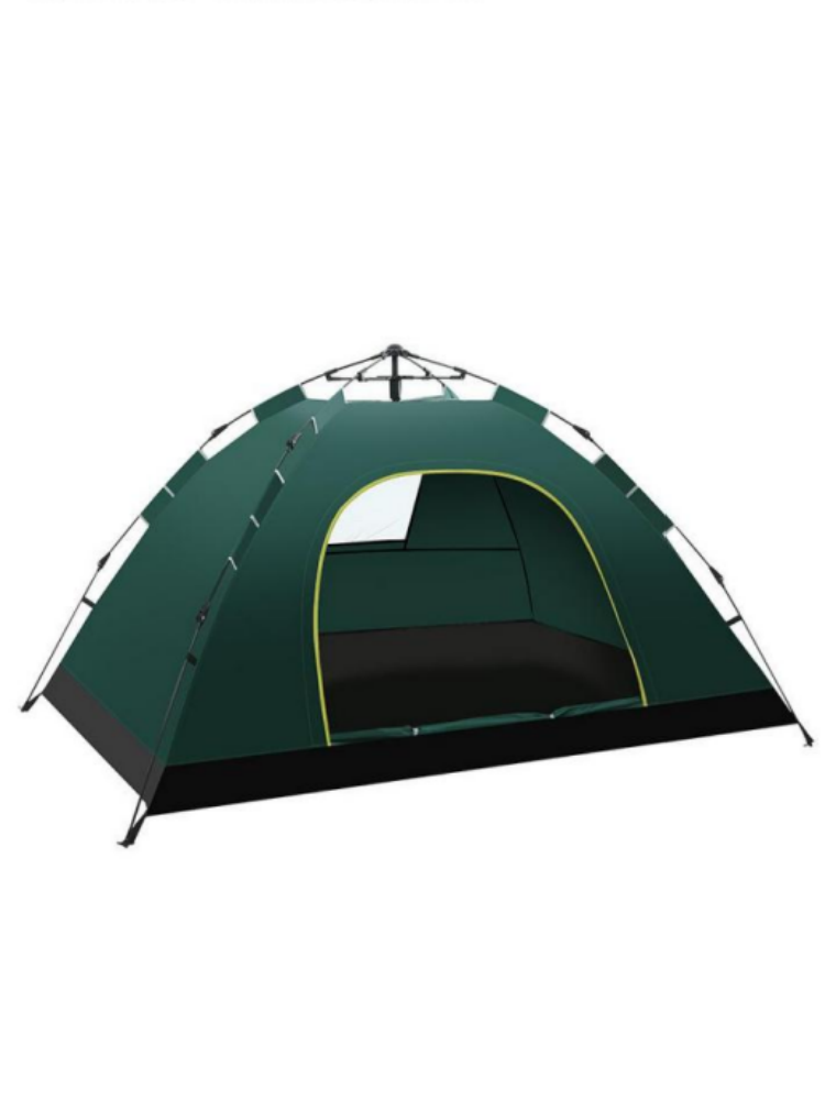 Dark Green One-Door One-Window Tent